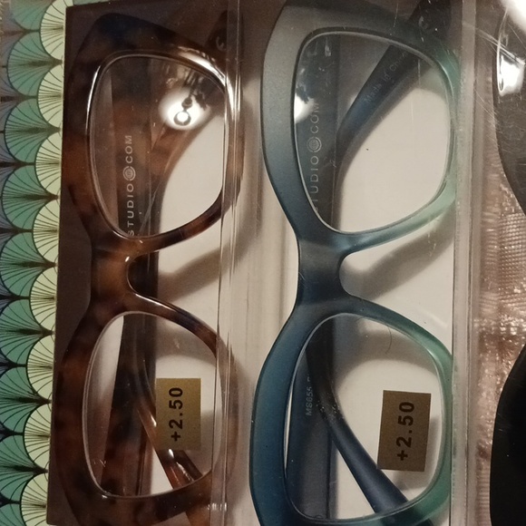 MAX STUDIO Premium Quality Reading Glasses Set of 3 Power +2.50 - Picture 3 of 5